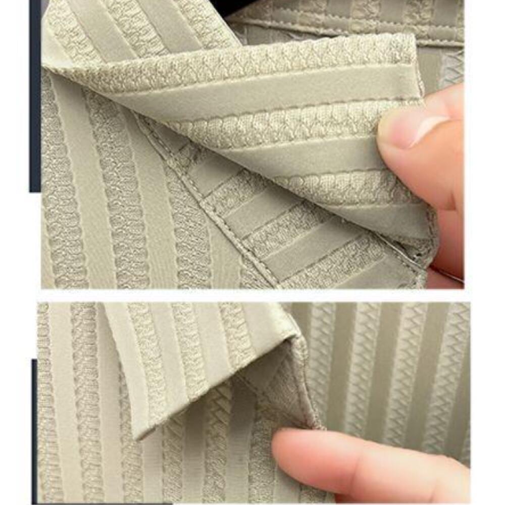 Vertical Striped Breathable T-shirt