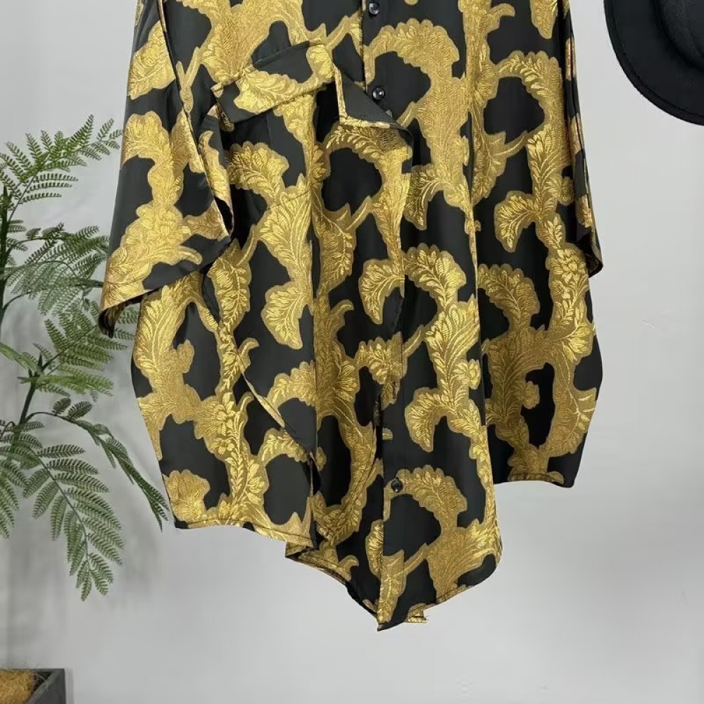 Floral Vine Gilded Shirt