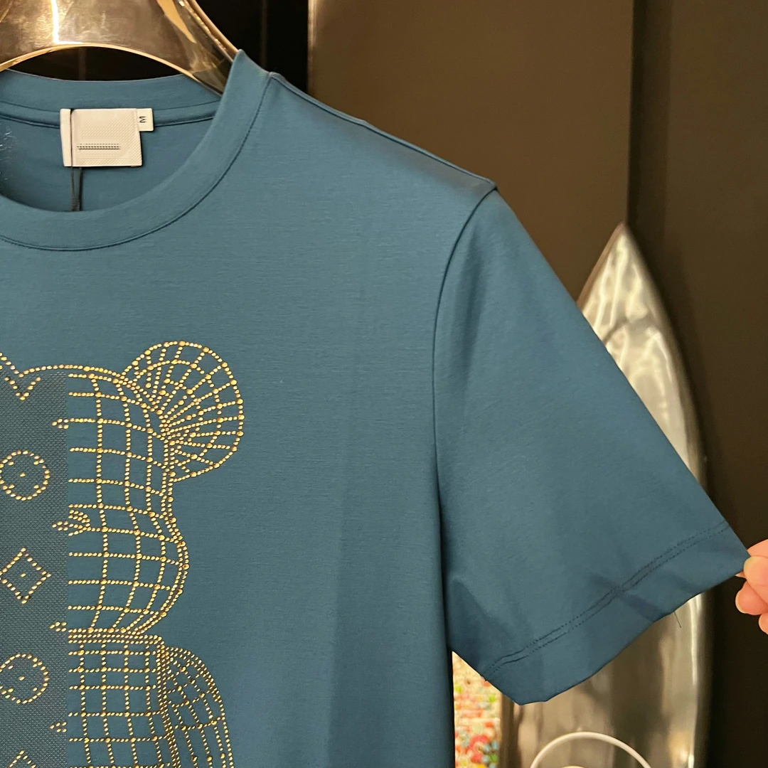 Toy Bear Rhinestone Print T-Shirt