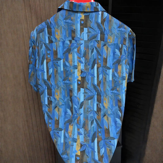 Vintage Leaf Checkered Shirt