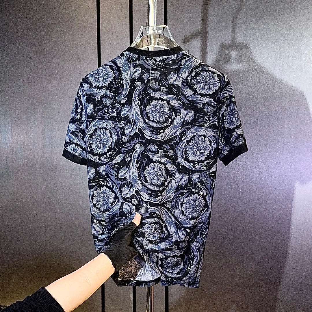 Grey Floral T-Shirt