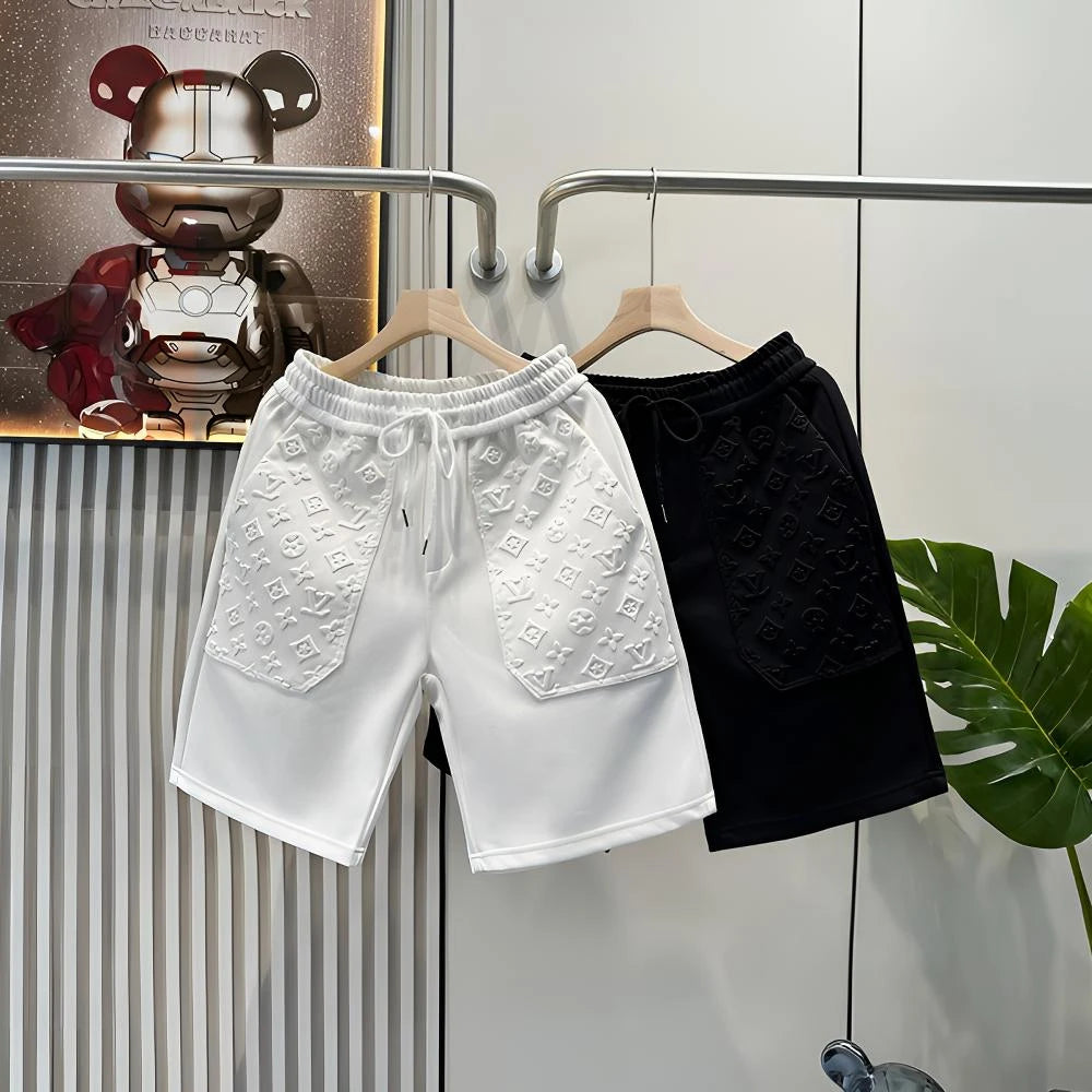 Diamond Embossed Shorts