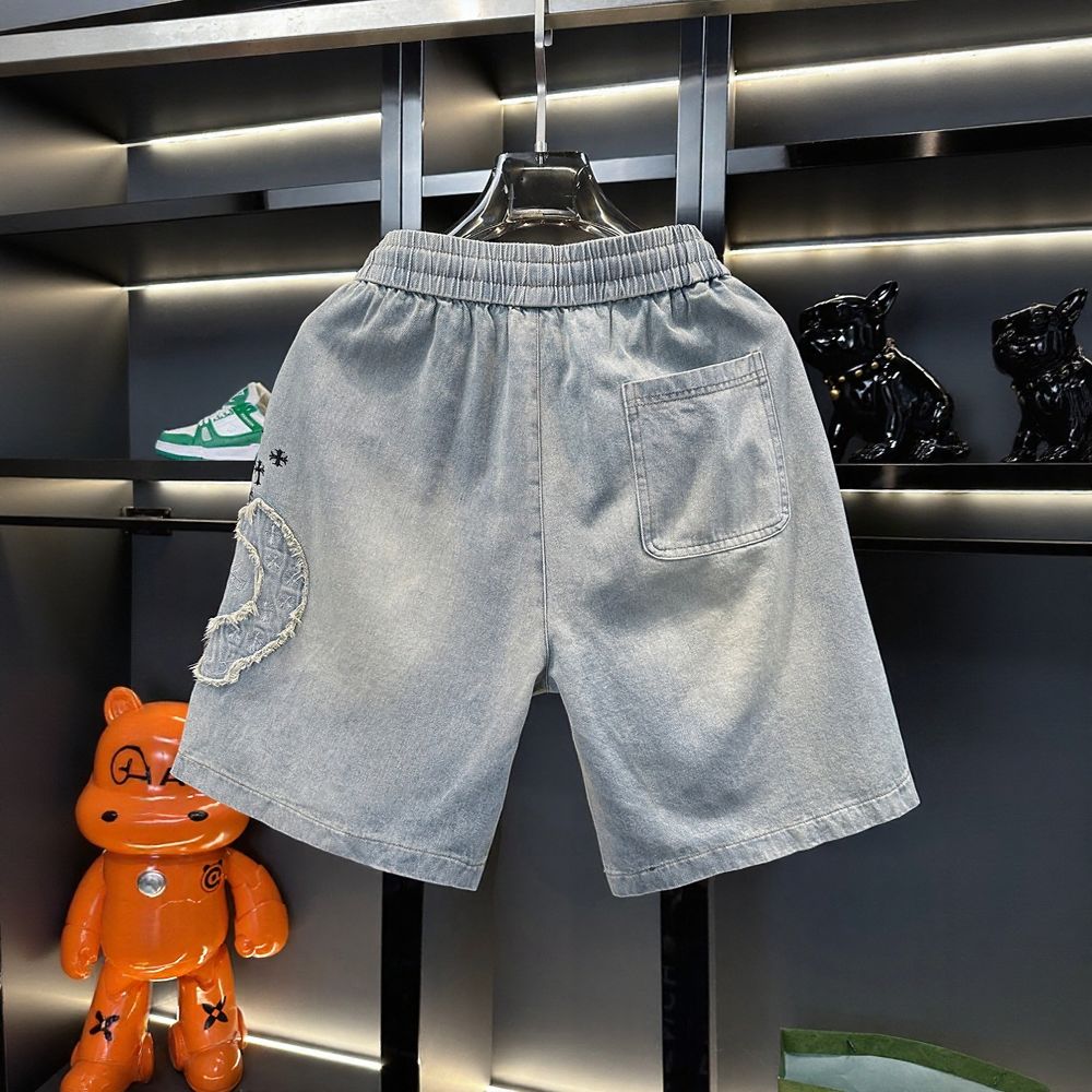 Cross Vintage Denim Five-Point Shorts