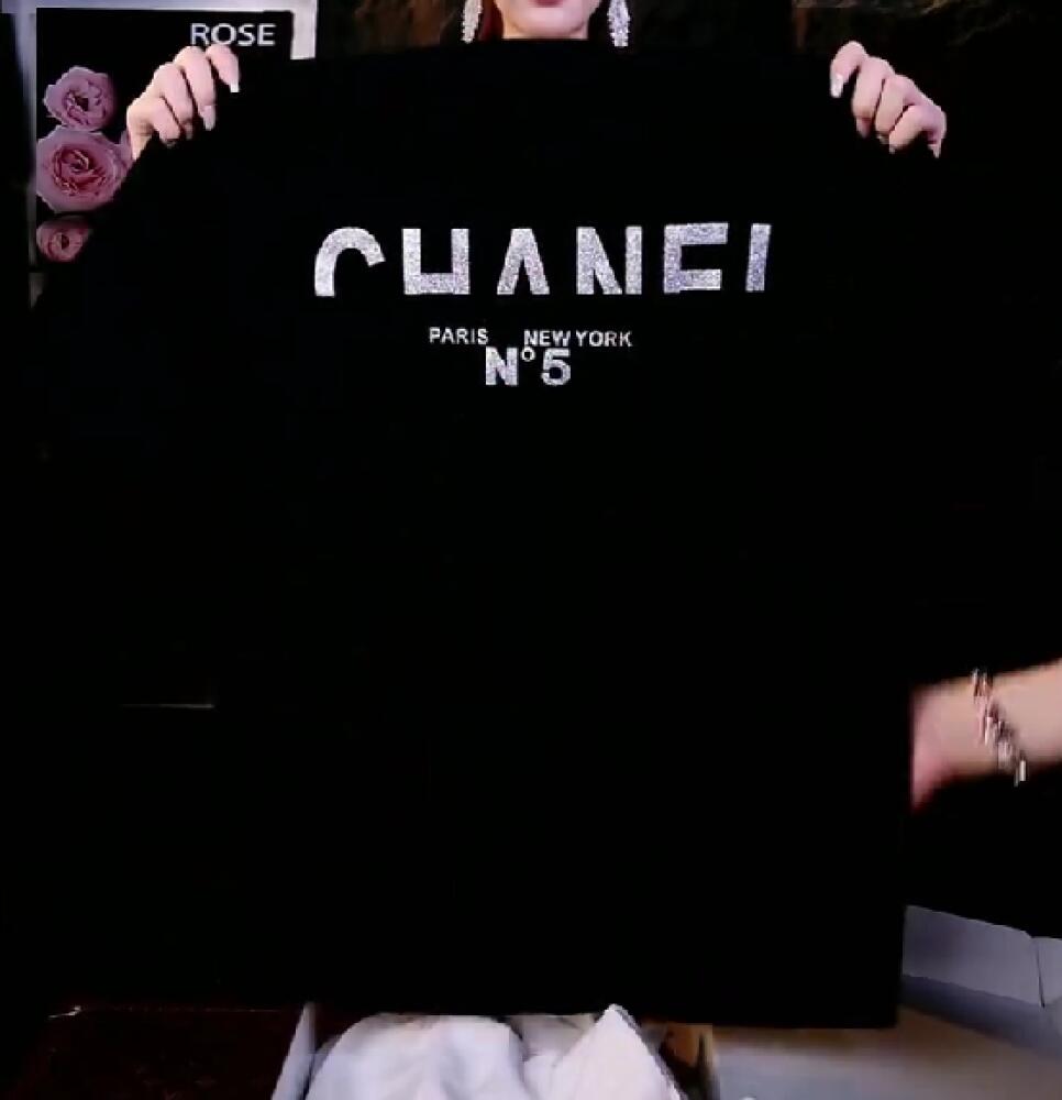 Exquisite Gem Embellished T‑Shirt