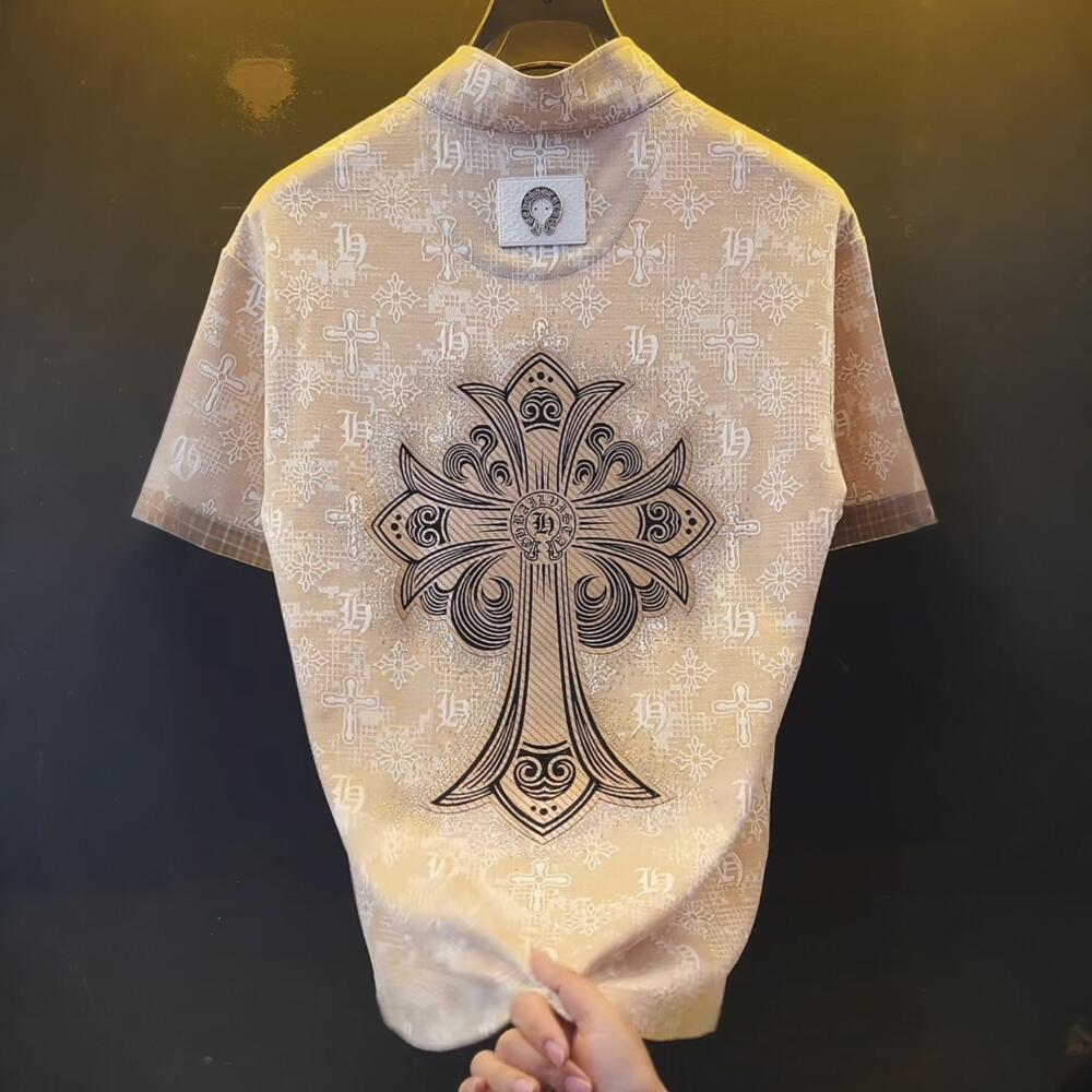 Cross Rhinestone T‑Shirt