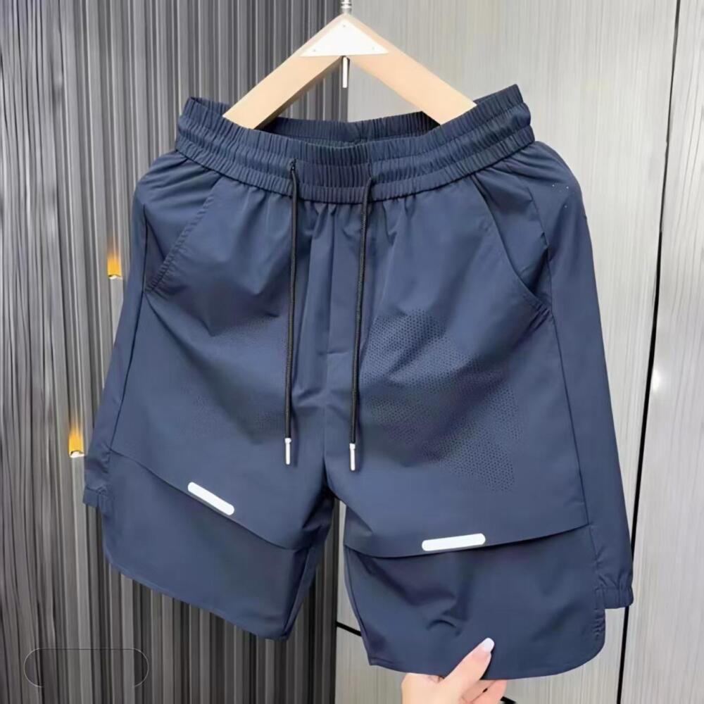 Breathable Mesh Double Layer Fabric Shorts