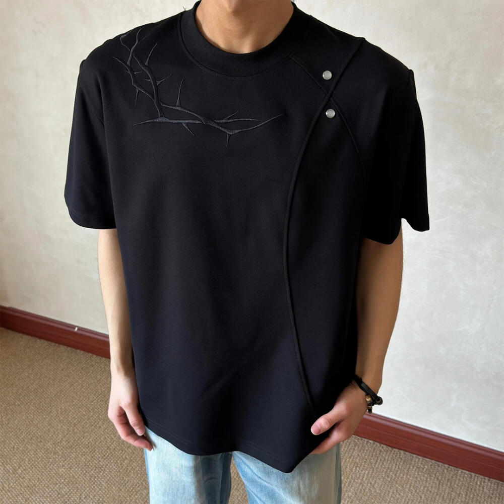 Nail Embroidered T-Shirt