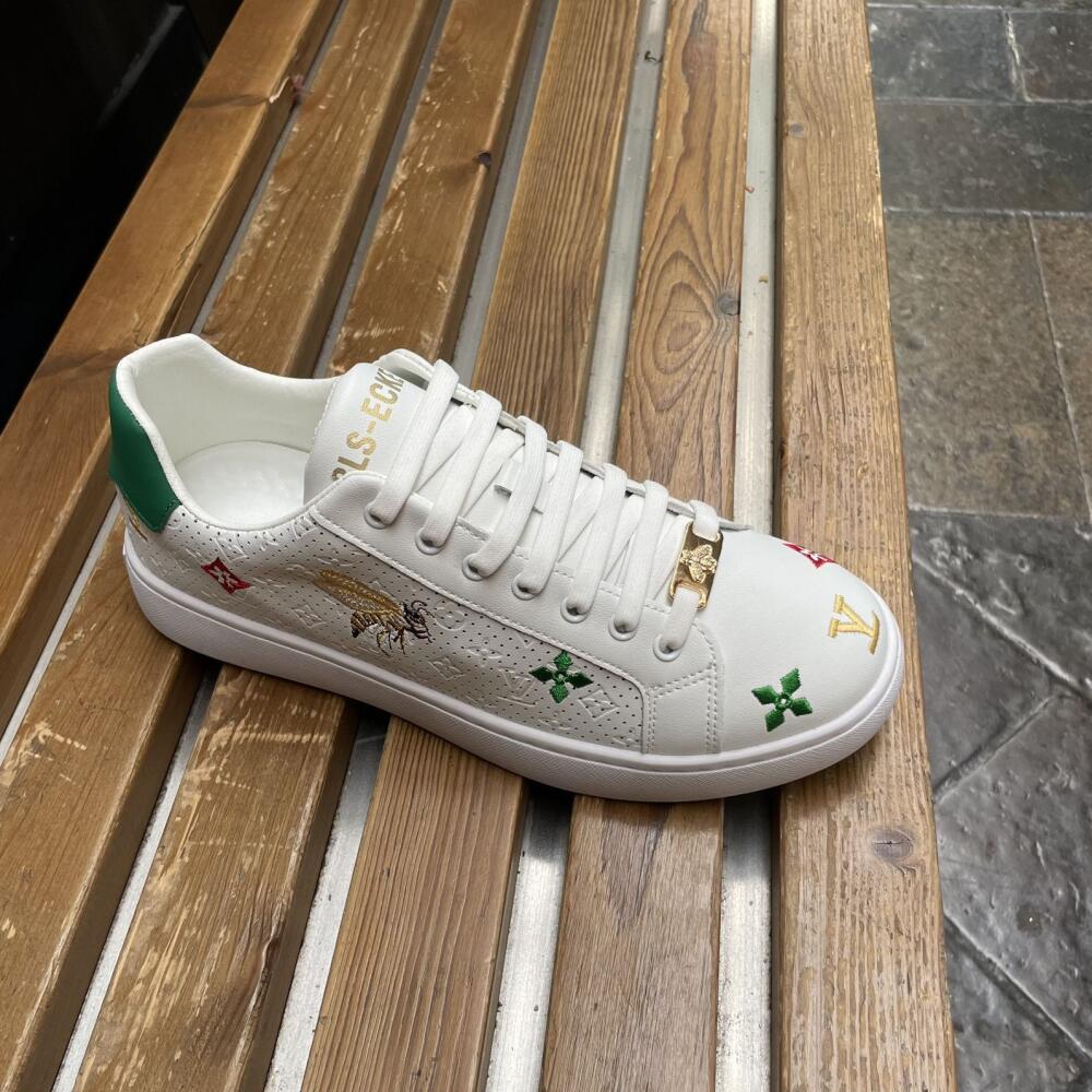 Subtle Bee Embroidered Casual Shoes