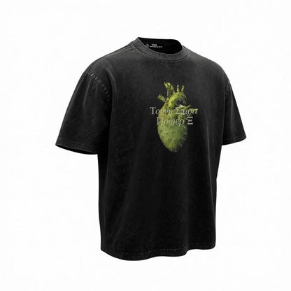 Cactus-Heart Print T-Shirt
