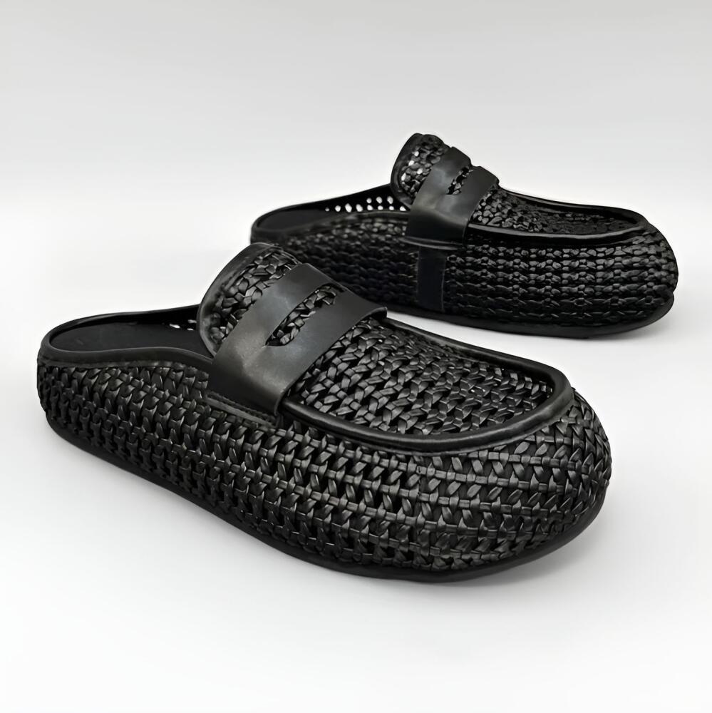 Handwoven Hollow Out Birkenstock Style Shoes