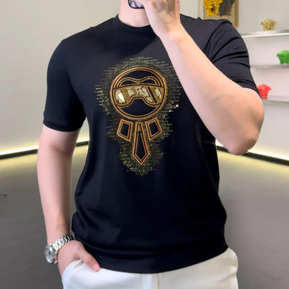 Golden Portrait T‑Shirt