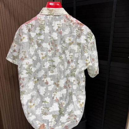 Lightweight Floral Pattern Shirt