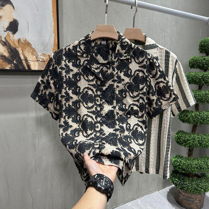 Luxury Pattern Print Blouse