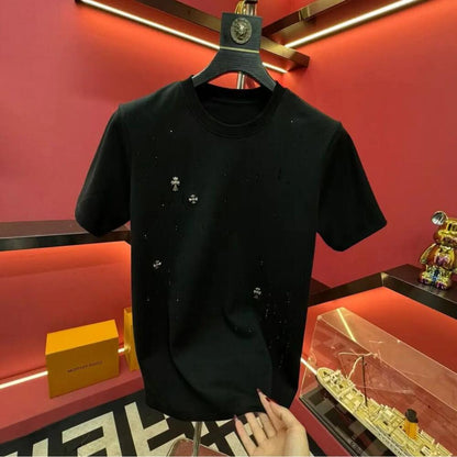 Cross Rhinestone T-Shirt