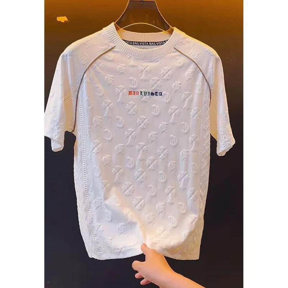Colored Rune Embossed T-Shirt