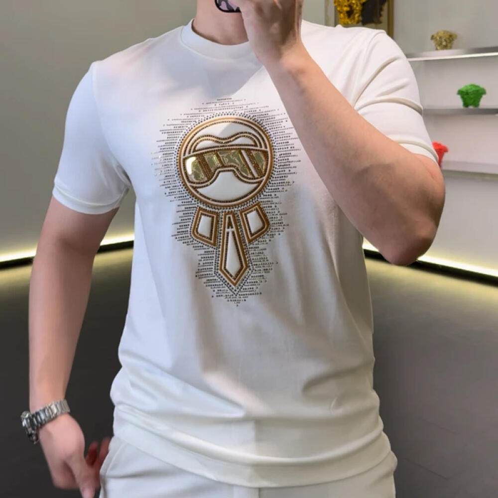 Golden Portrait T‑Shirt