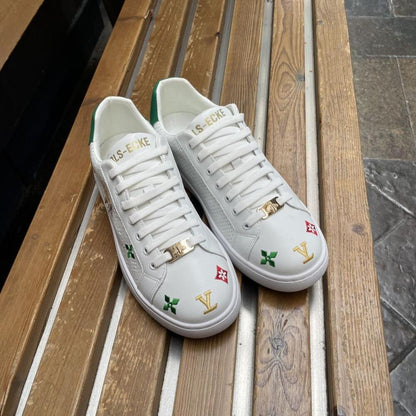 Subtle Bee Embroidered Casual Shoes