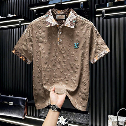 Clover Subtle Pattern Luxury Polo Shirt