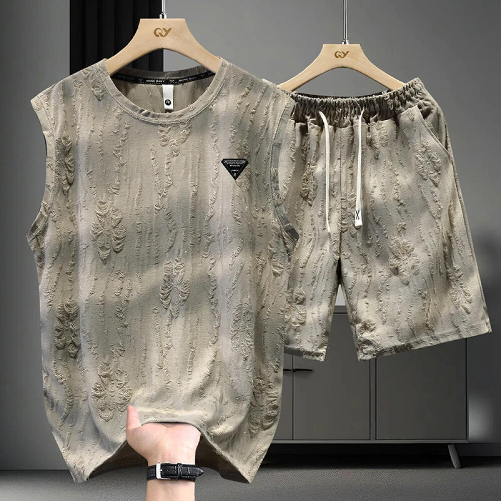 Vintage Ripped Vest And Shorts