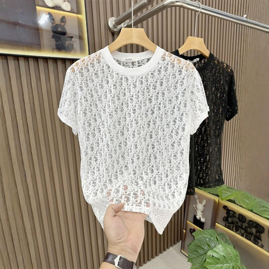 Retro mesh t-shirt
