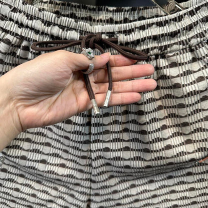 Wave & Side Stripe Casual Pants