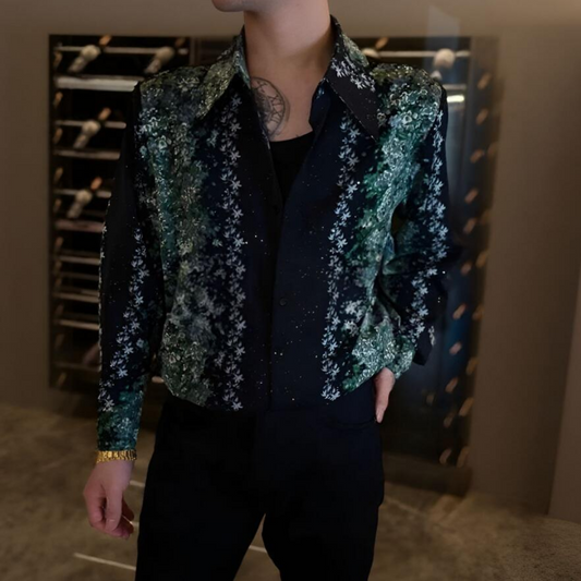 Party Series Rhinestone Shirt