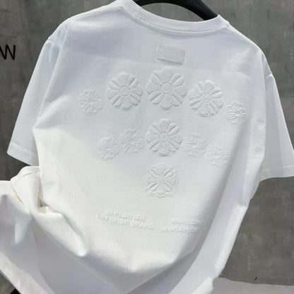 Cross Embroidered T-Shirt