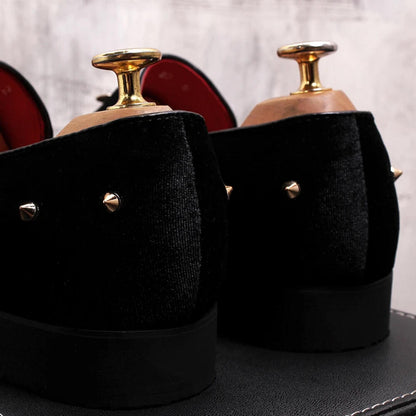 Bee Studded Loafers
