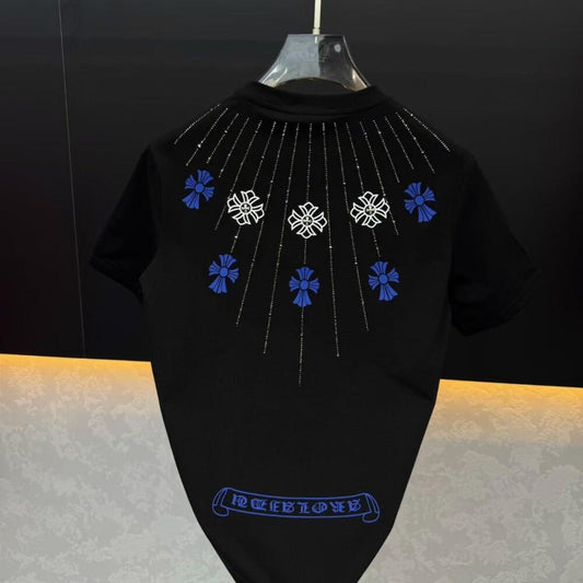 Cross Rhinestone T‑Shirt