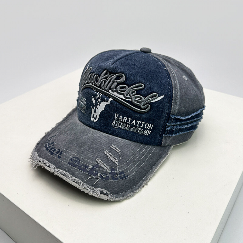 Vintage distressed canvas hat