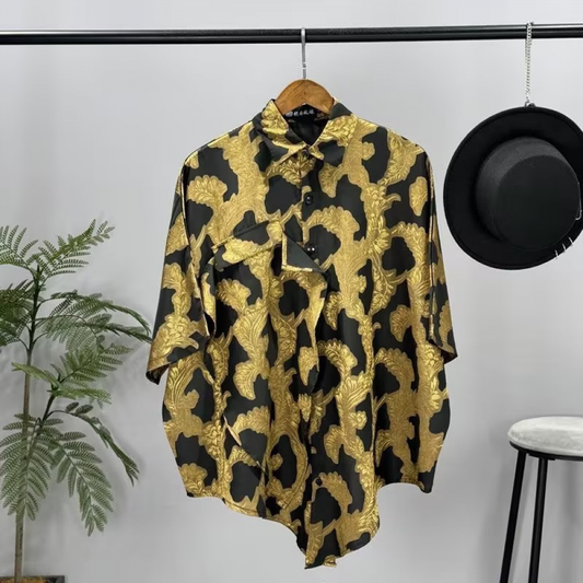 Floral Vine Gilded Shirt