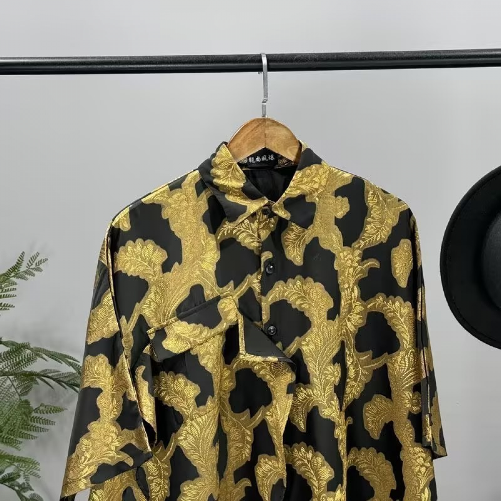 Floral Vine Gilded Shirt