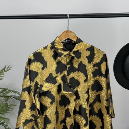 Floral Vine Gilded Shirt