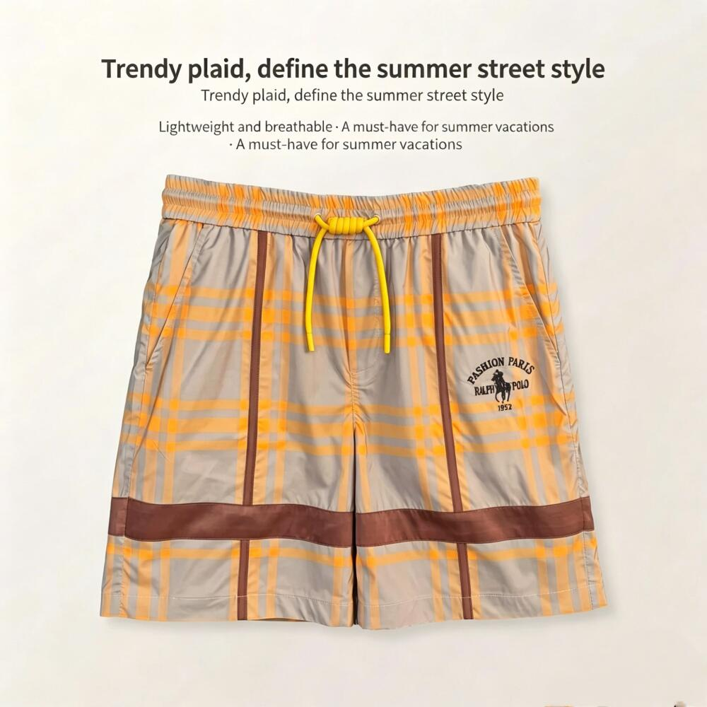 Casual Plaid Shorts