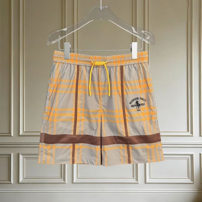 Casual Plaid Shorts