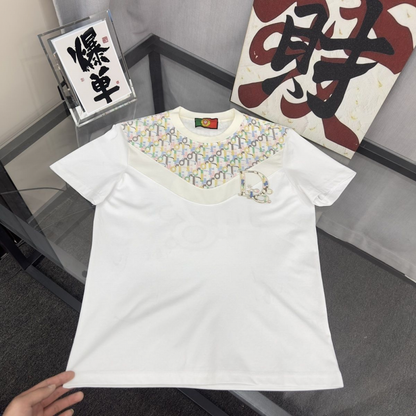 Luxury Music Note Print Shirt & Shorts 2‑Piece Casual Set