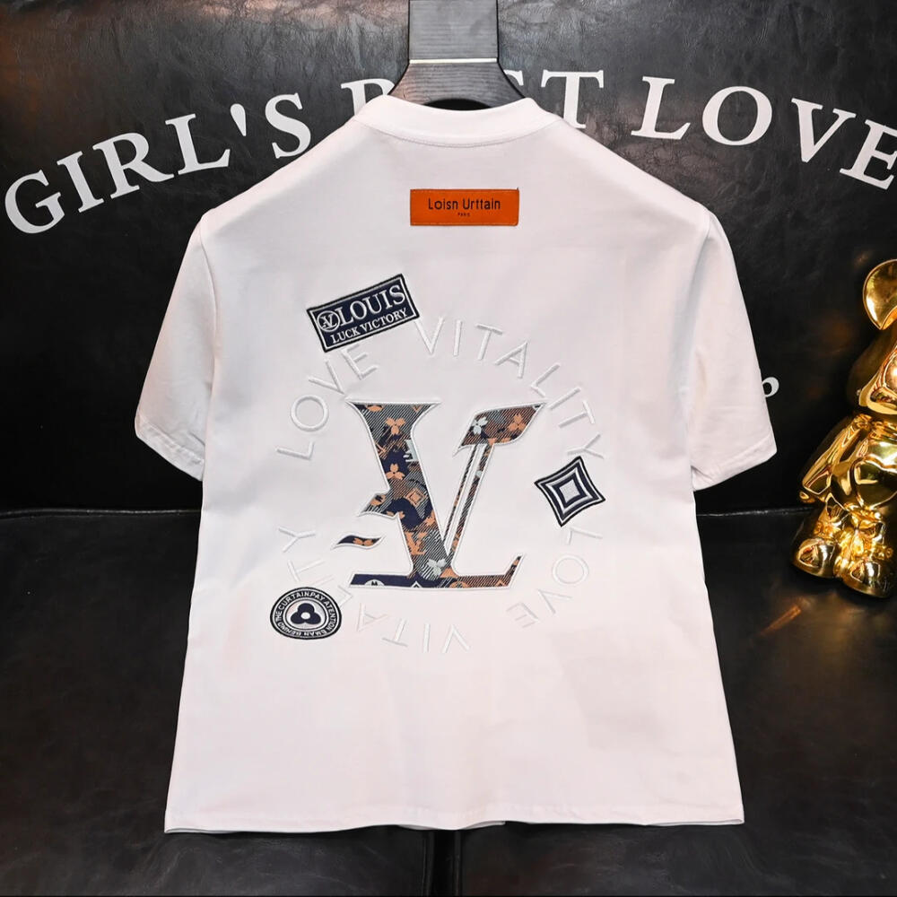 Luxury Embroidery & Patch T-Shirt