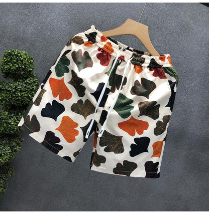 Leaf Pattern Shorts