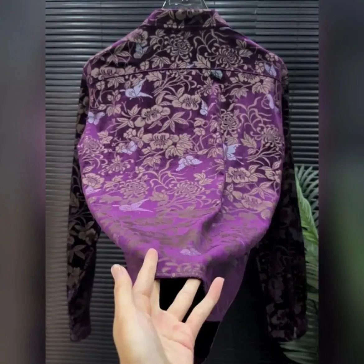 Blue Floral Cluster Shirt