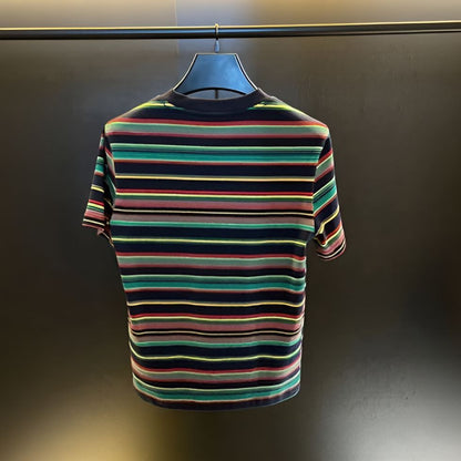 Multi-color Horizontal Stripe T-Shirt