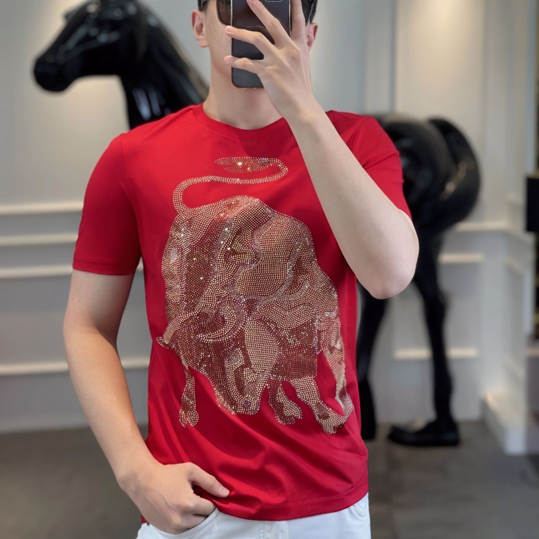 Bull Rhinestone T-Shirt
