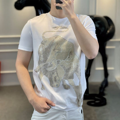 Bull Rhinestone T-Shirt