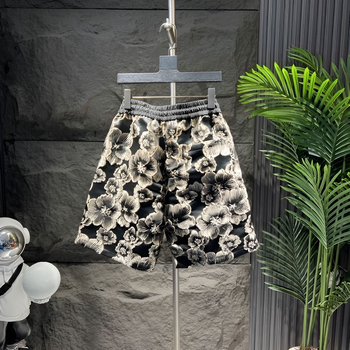 Embossed Gold Foil Flower 2-Piece Set