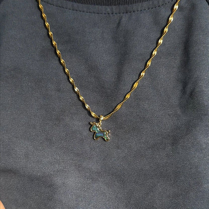 Iridescent Unicorn Necklace