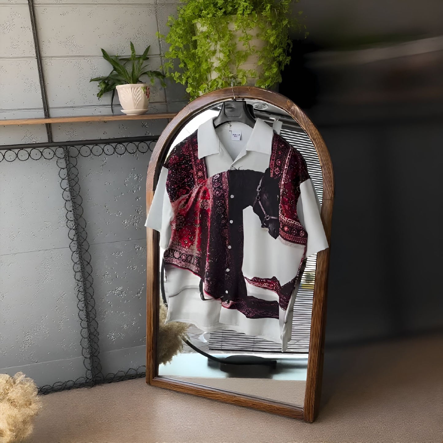 War Horse Print Shirt