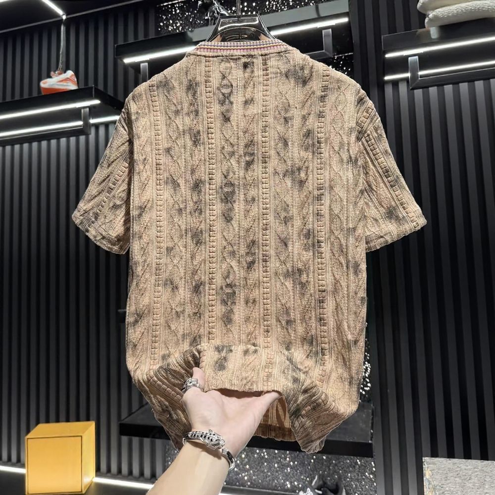 Brown Base Bee Print T-Shirt