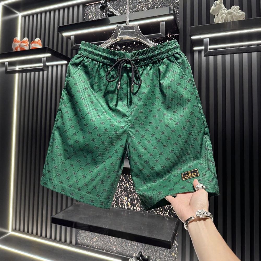 Letter Print Casual Shorts