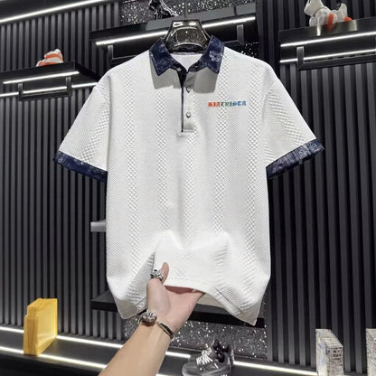 Sanskrit Subtle Jacquard Polo