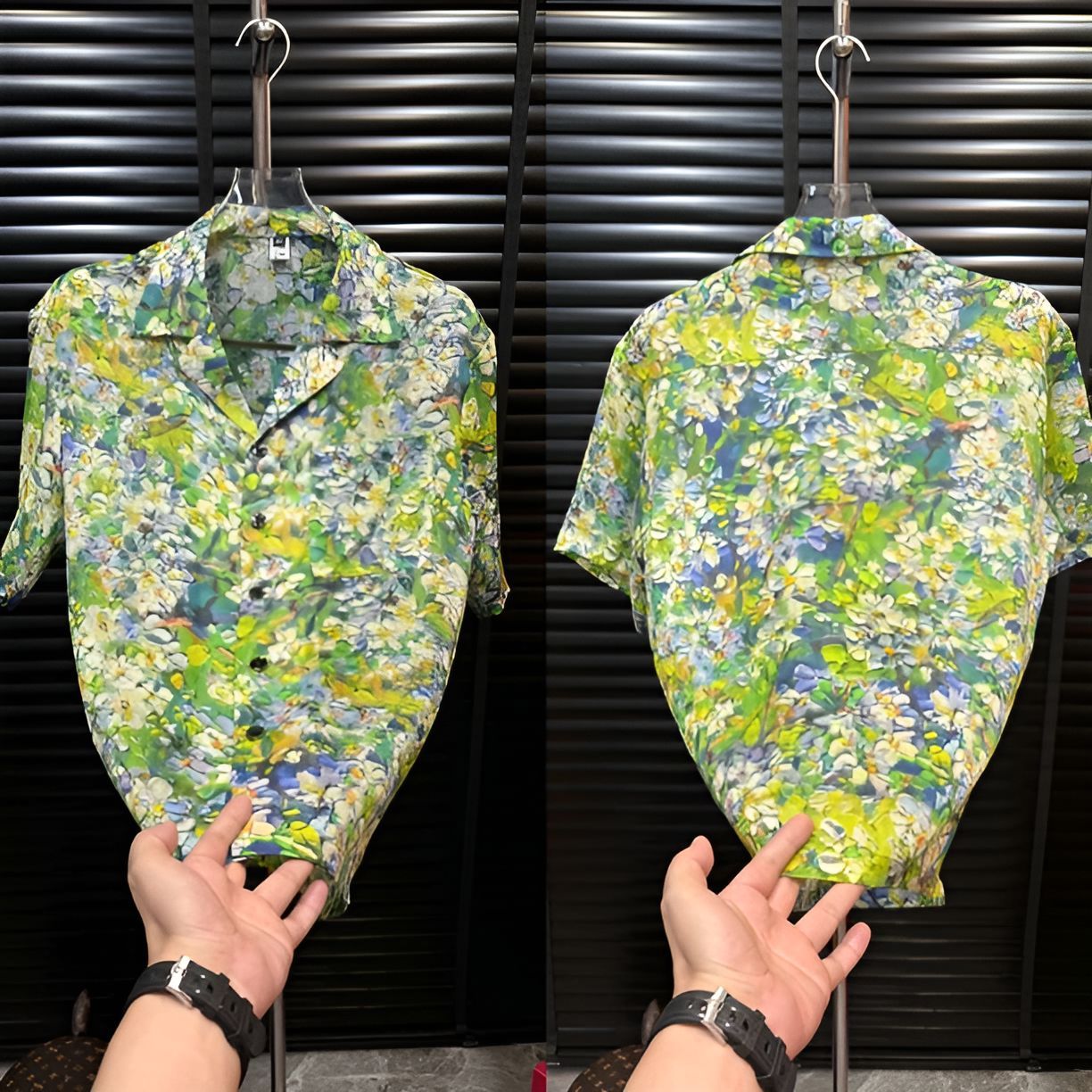 Green Bush Floral Shirt