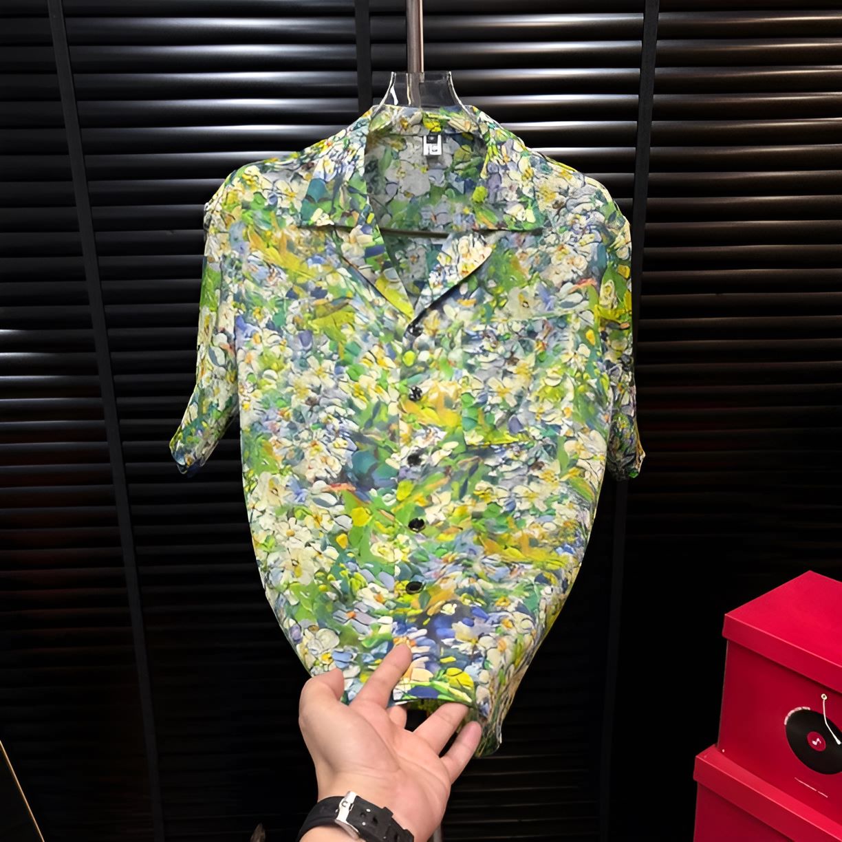 Green Bush Floral Shirt